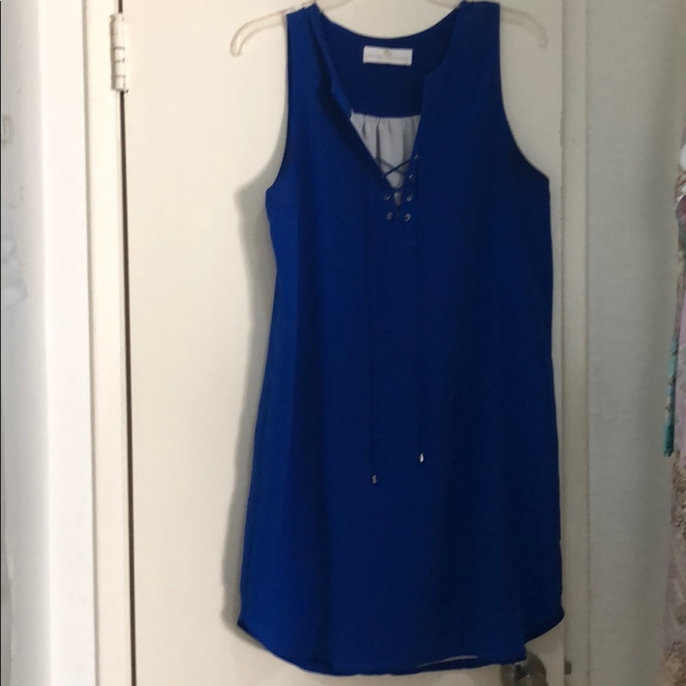 Royal blue dress